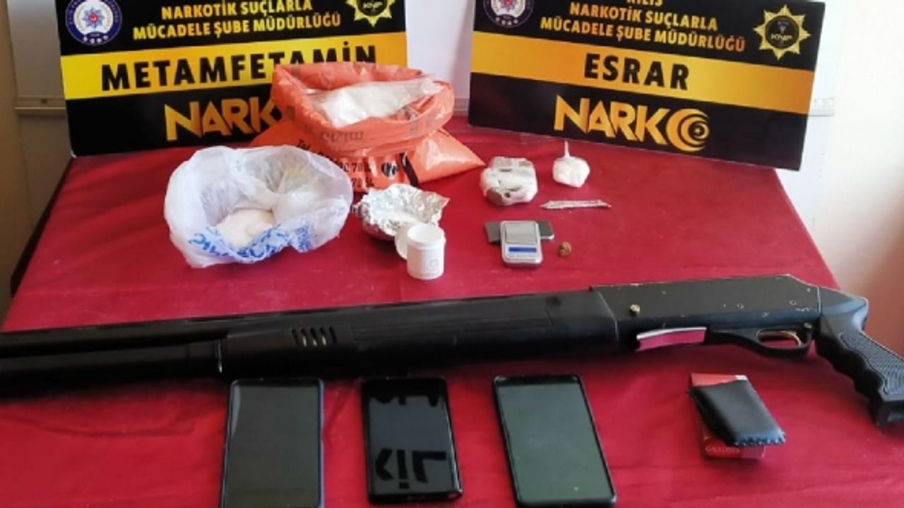 Kilis'teki uyuşturucu operasyonunda 22 tutuklama