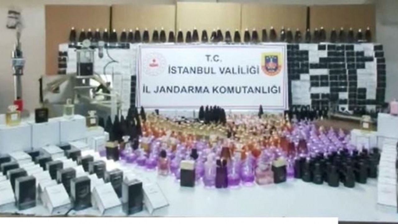 İstanbul'da 'çakma parfüm' operasyonu! On binlerce sahte parfüm ele geçirildi