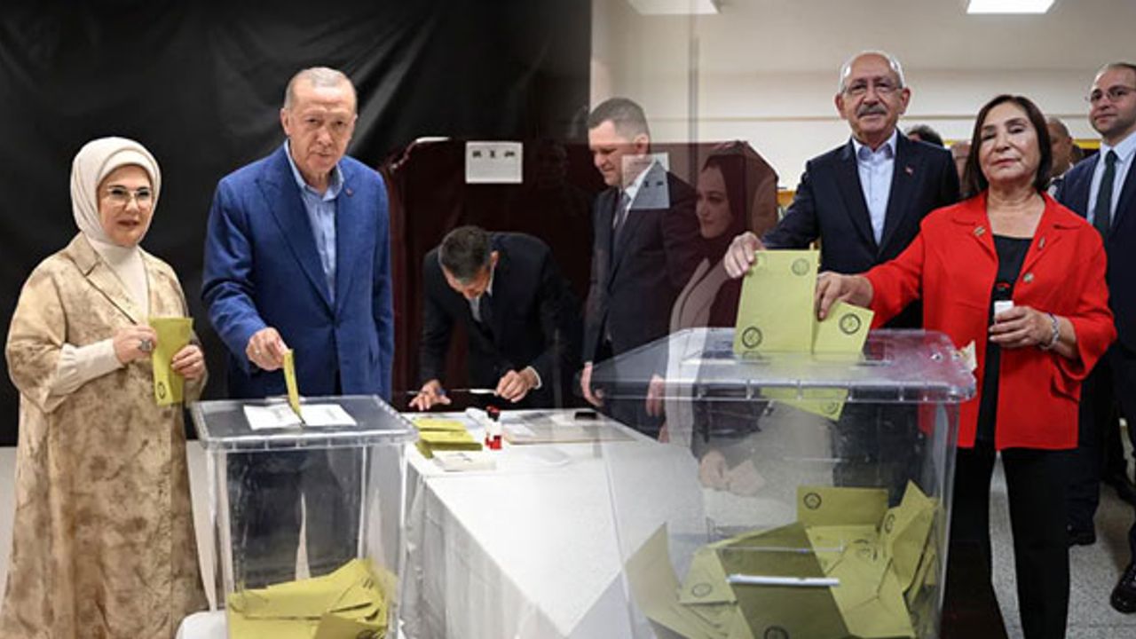 Siyasiler de sandık başında! Cumhurbaşkanı adayları Erdoğan ve Kılıçdaroğlu da oy kullandı...