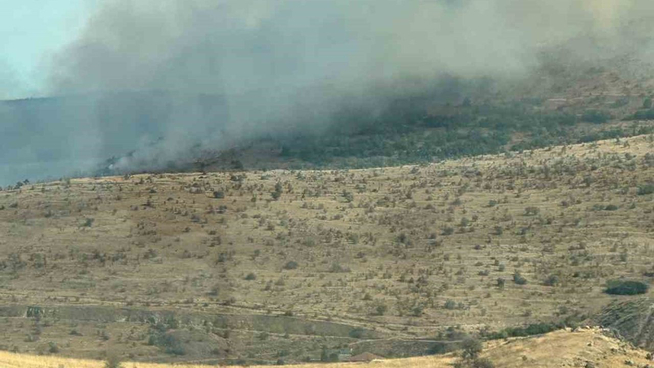 Çankırı’da orman yangını: Havadan ve karadan müdahale ediliyor
