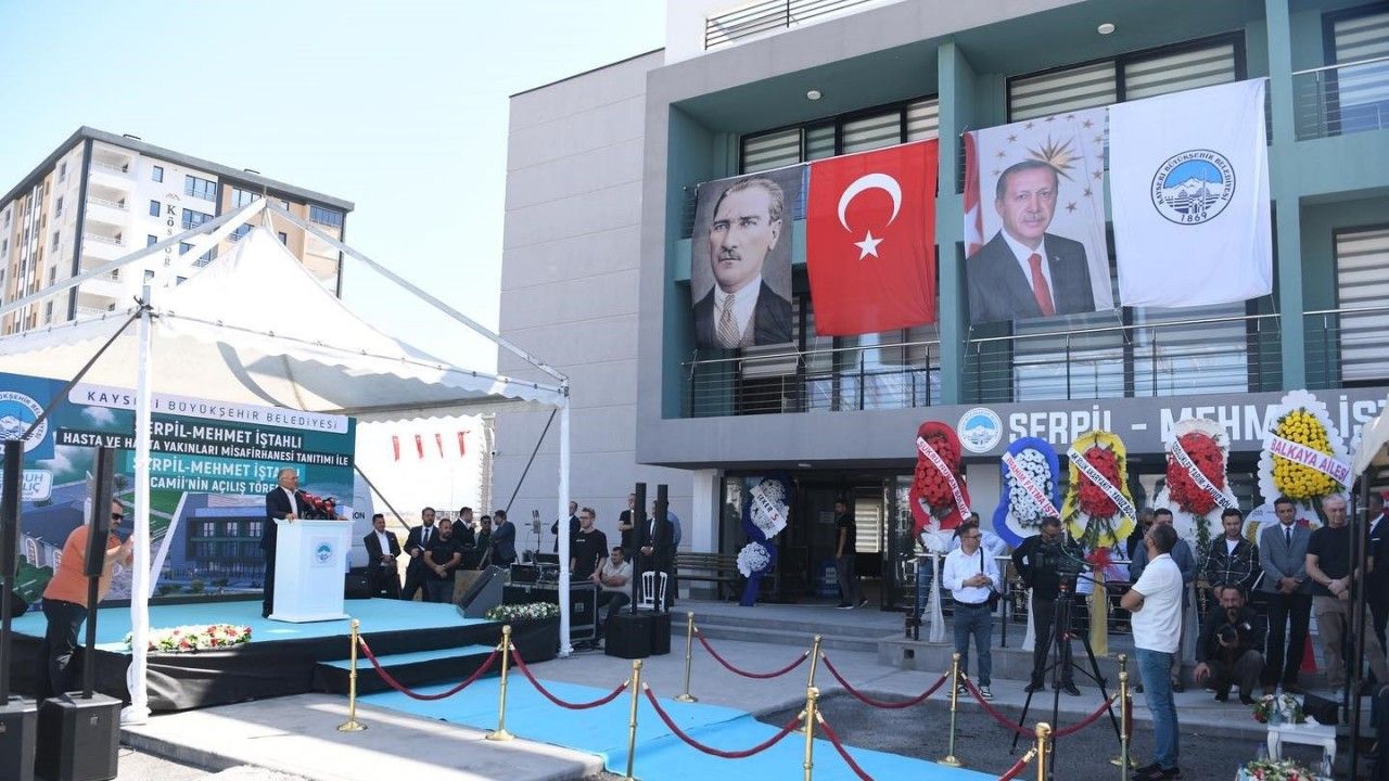 Serpil-Mehmet İştahlı Hasta ve Hasta Yakınları Misafirhanesi ile Camisi Açıldı