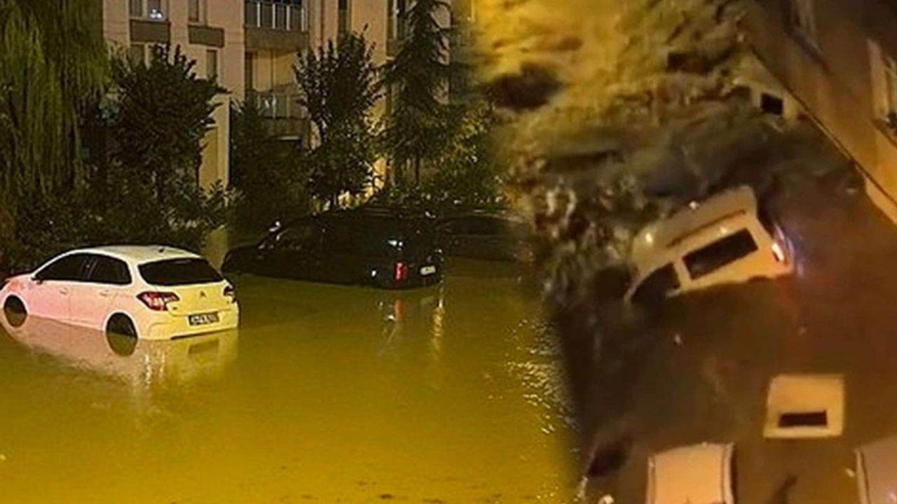 İstanbul'da kabus gibi gece! Sağanak megakenti vurdu: Cadde ve sokaklar göle döndü, iki kişi hayatını kaybetti