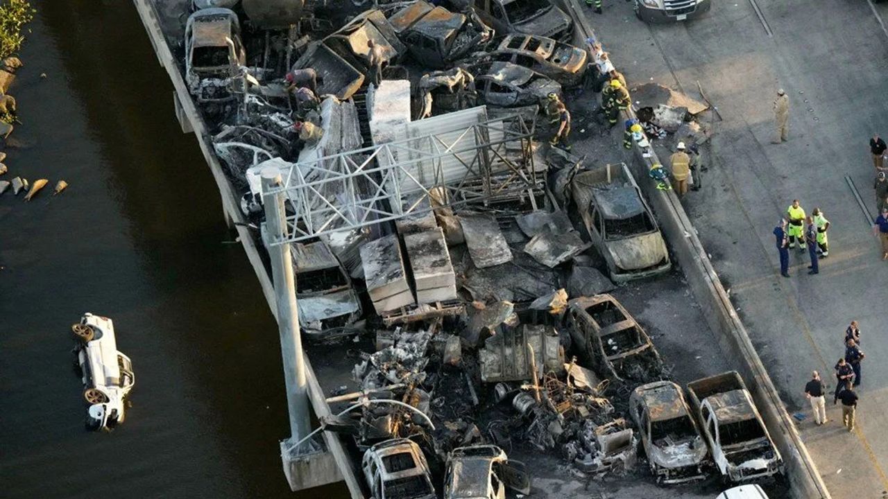 ABD'de 158 araç birbirine girdi: 7 kişi öldü