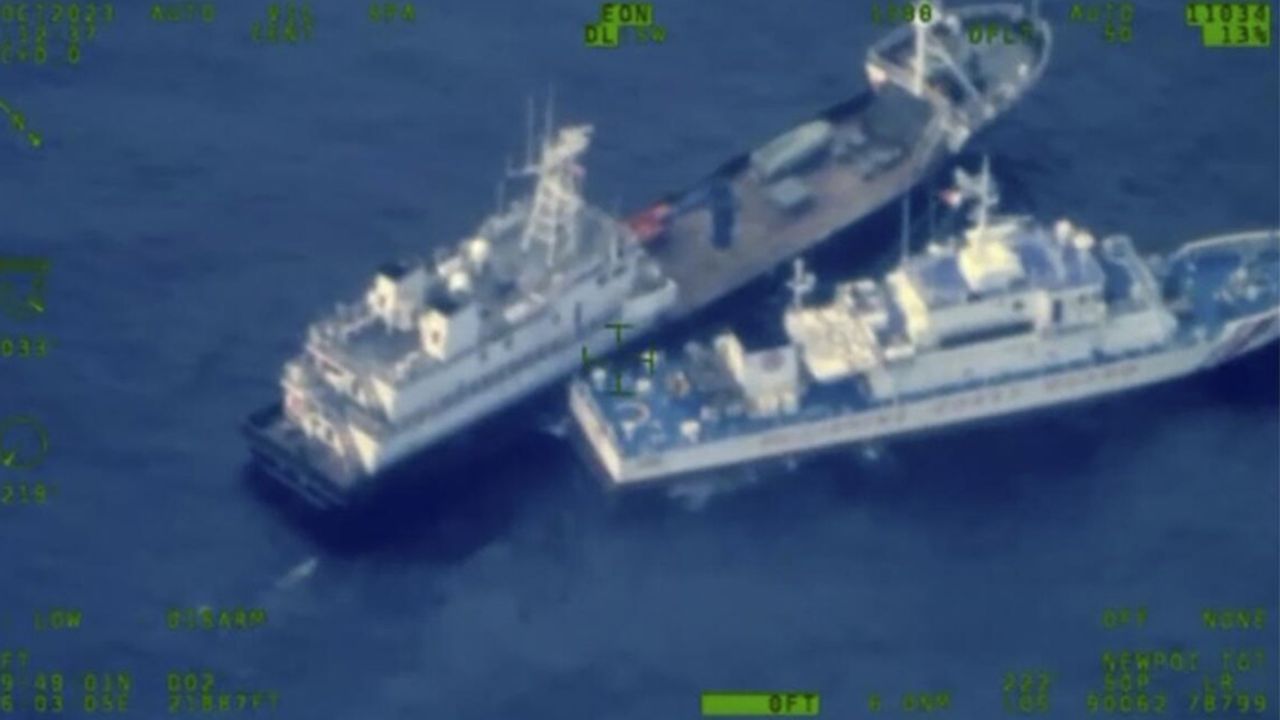 Çin gemisinden Filipinler gemisine müdahale