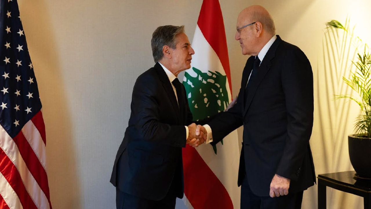 ABD Dışişleri Bakanı Blinken Lübnan Başbakanı Mikati ile görüştü