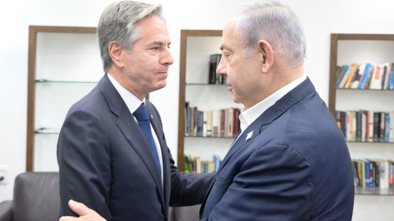 Netanyahu, Blinken’a “Hamas saldırılarını” izletti