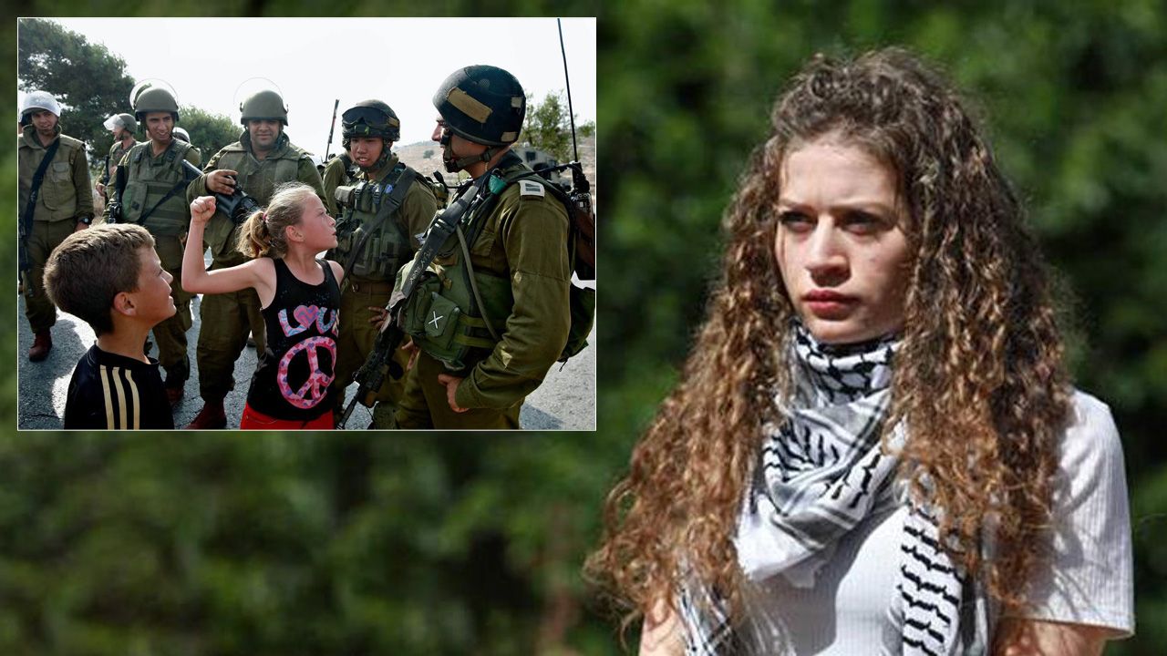 İsrail, Filistinli cesur kız Temimi'yi gözaltına aldı