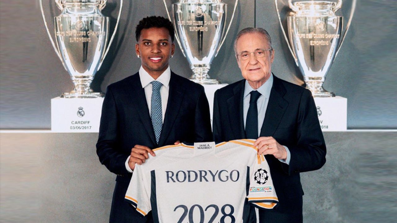Real Madrid, Brezilyalı futbolcusu Rodrygo ile 'devam' dedi.