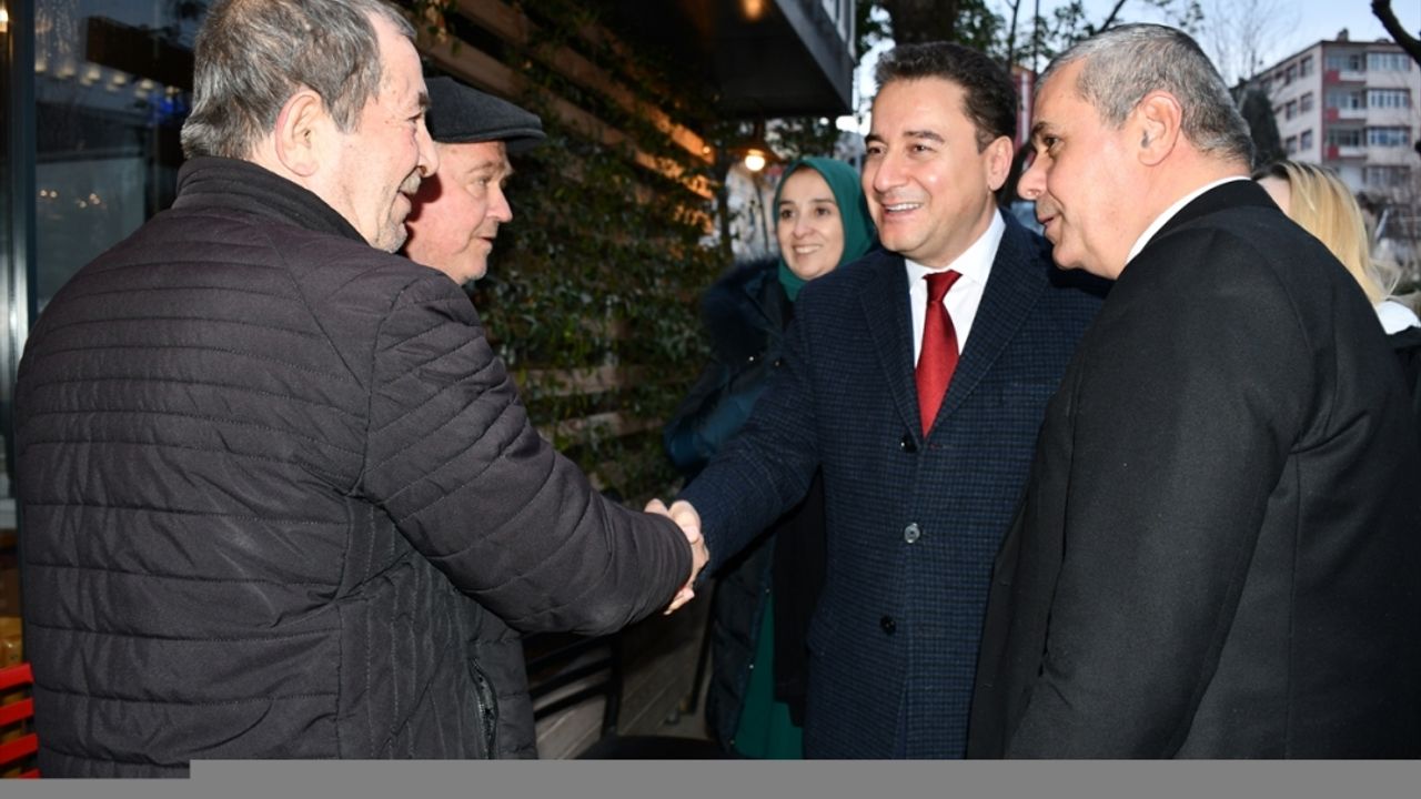DEVA Partisi Genel Başkanı Babacan Bilecik'te esnafı ziyaret etti