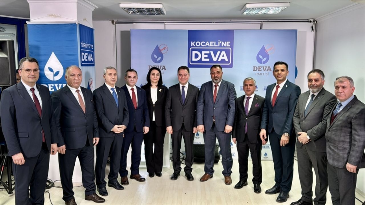 DEVA Partisi Genel Başkanı Babacan, Kocaeli'de konuştu: