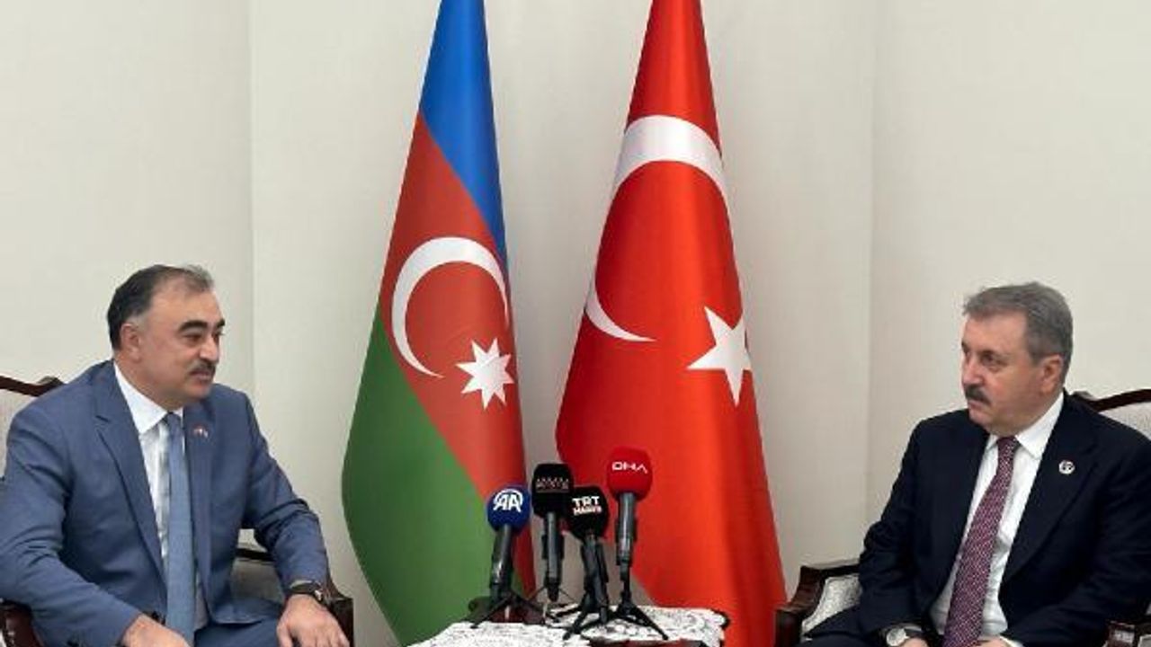 BBP lideri Destici, Azerbaycan Büyükelçisi Memmedov’u ziyaret etti
