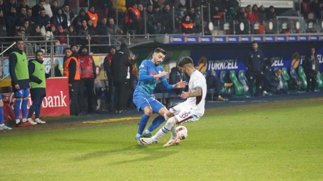 Çaykur Rizespor - Trabzonspor: 1-0