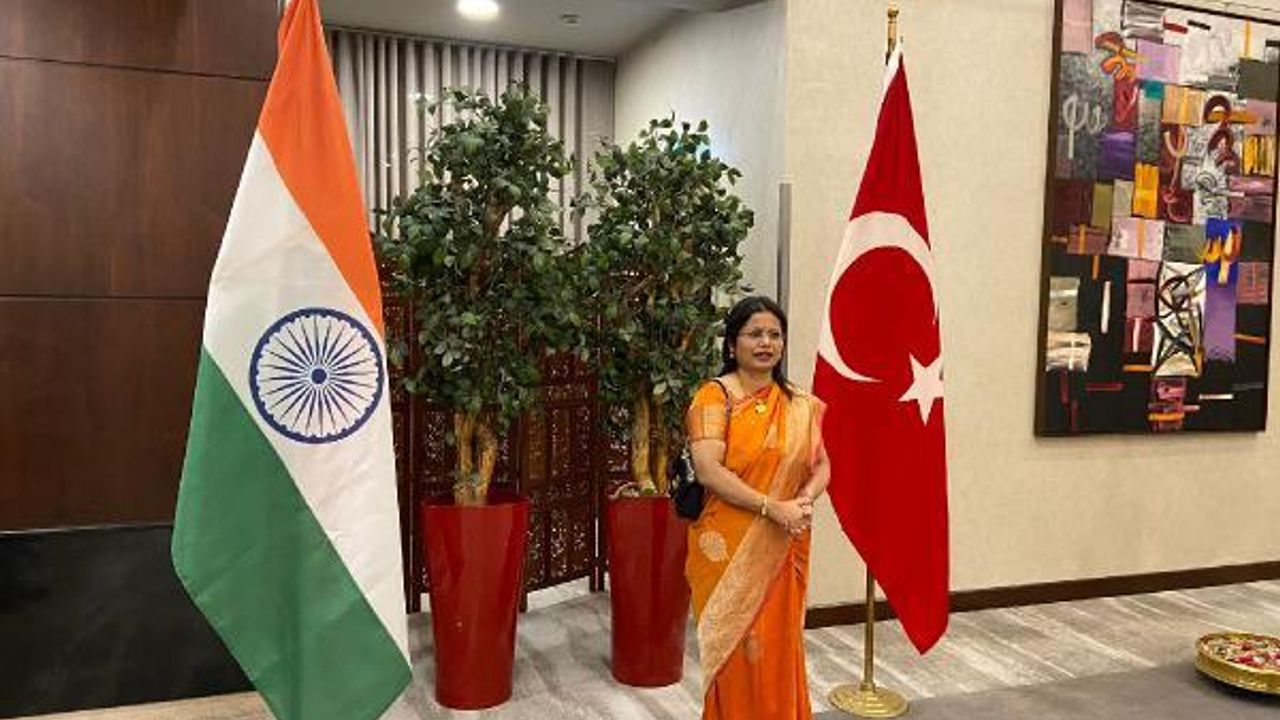Hindistan'ın bağımsızlığının 75'inci yıl dönümü Ankara'da kutlandı