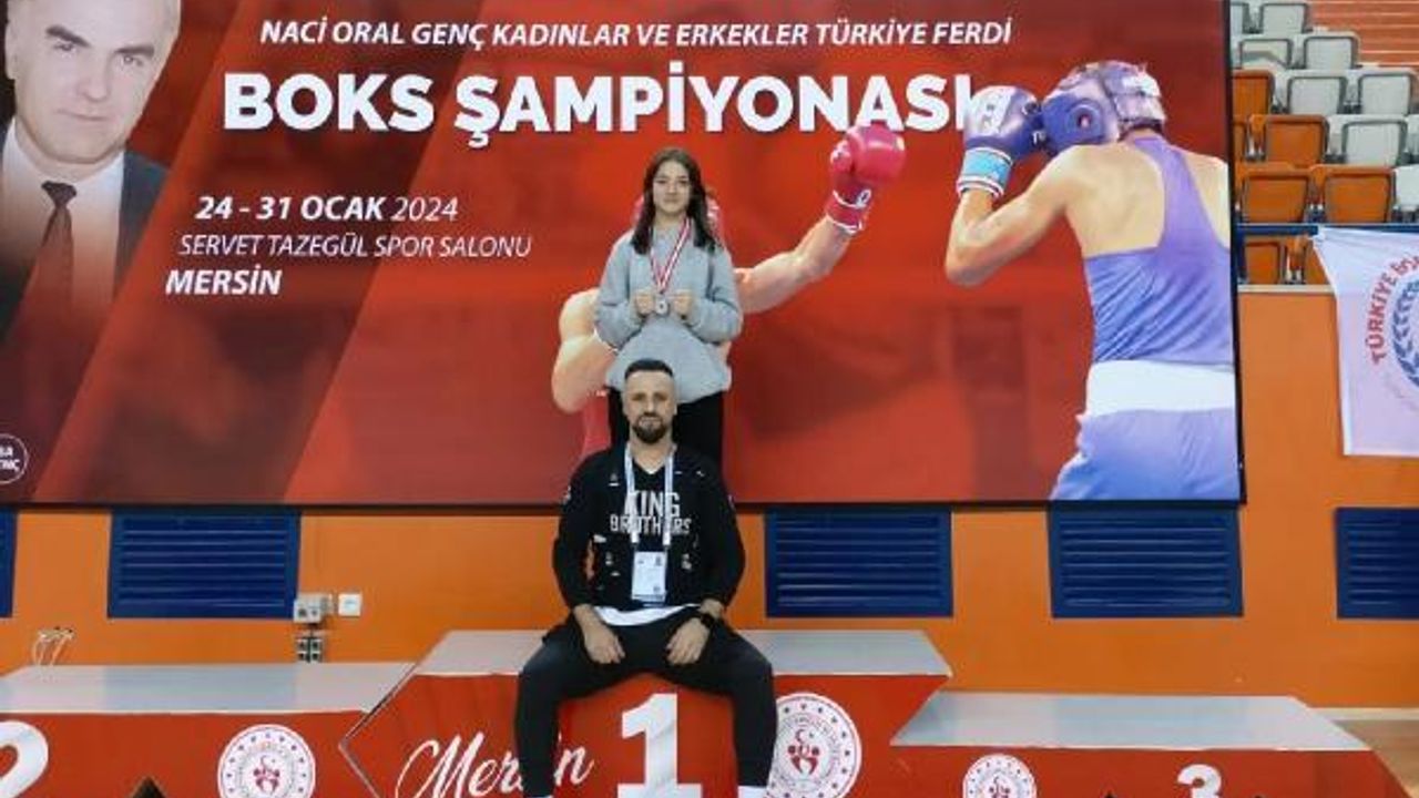 Mardinli Boksör Sezen Sude, Türkiye üçüncüsü oldu
