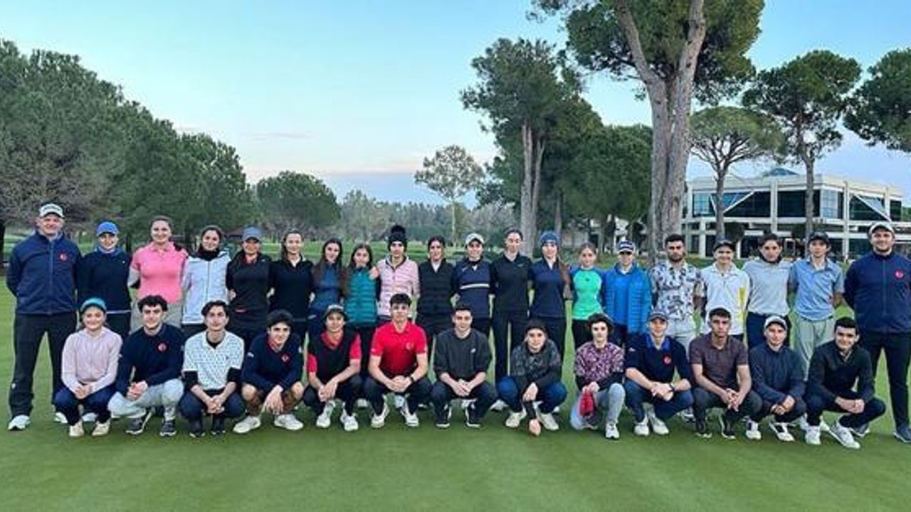 TGF Golf Milli Takım Aday Kampı Antalya'da devam ediyor