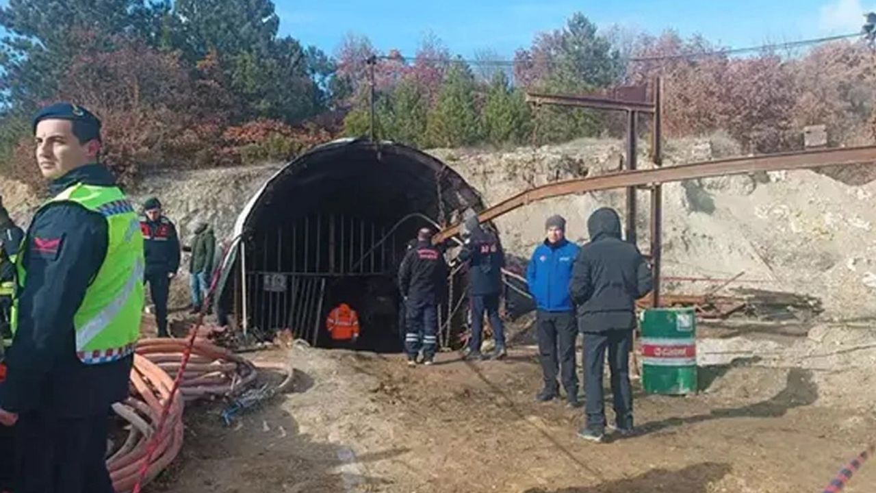 Kütahya'da göçük meydana gelen maden ocağında mahsur kalan işçi kurtarıldı