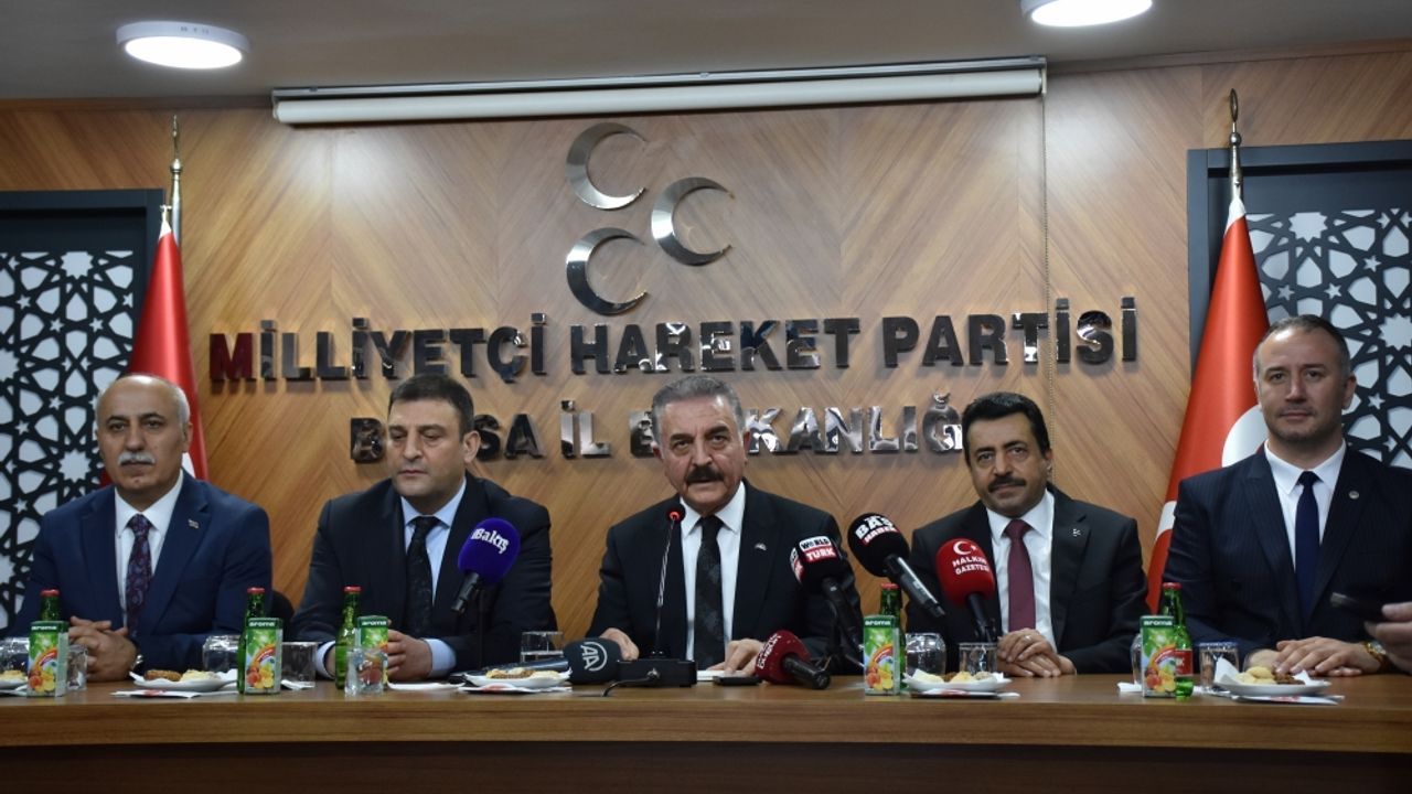 MHP Genel Sekreteri İsmet Büyükataman, Bursa'da konuştu: