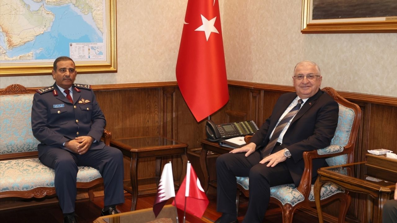 Milli Savunma Bakanı Güler, Katar Genelkurmay Başkanı Al-Nabet'i kabul etti