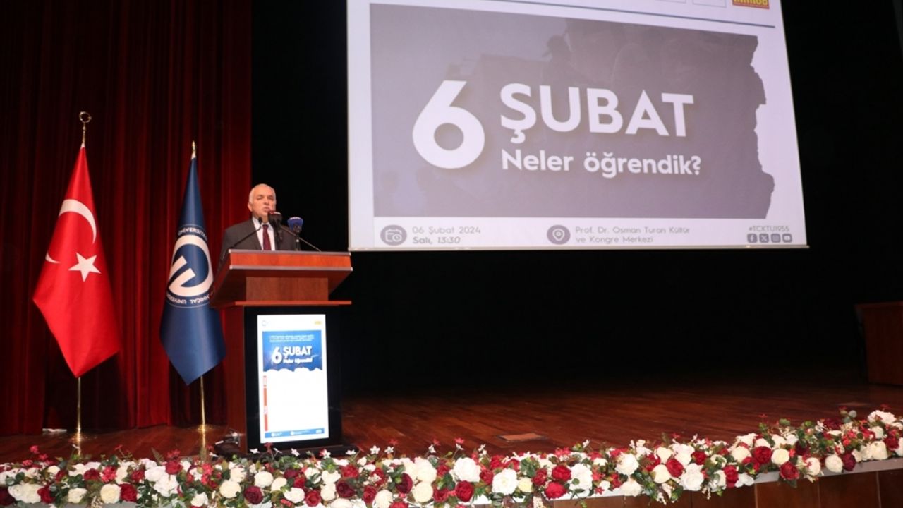 Trabzon Valisi Yıldırım, "6 Şubat: Neler Öğrendik" panelinde konuştu: