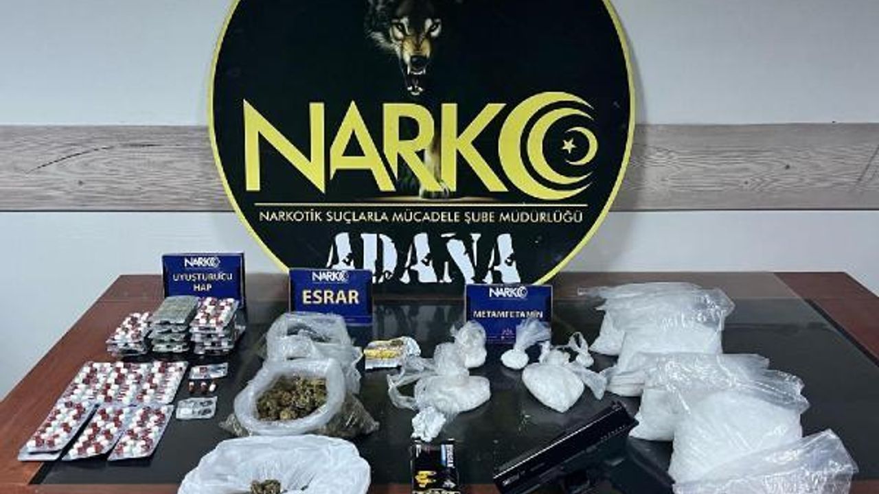 Adana'da uyuşturucu satışı ve imalatına 4 tutuklama