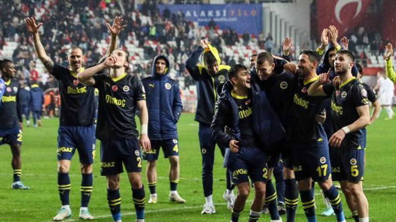 Antalyaspor - Fenerbahçe (EK FOTOĞRAFLAR)