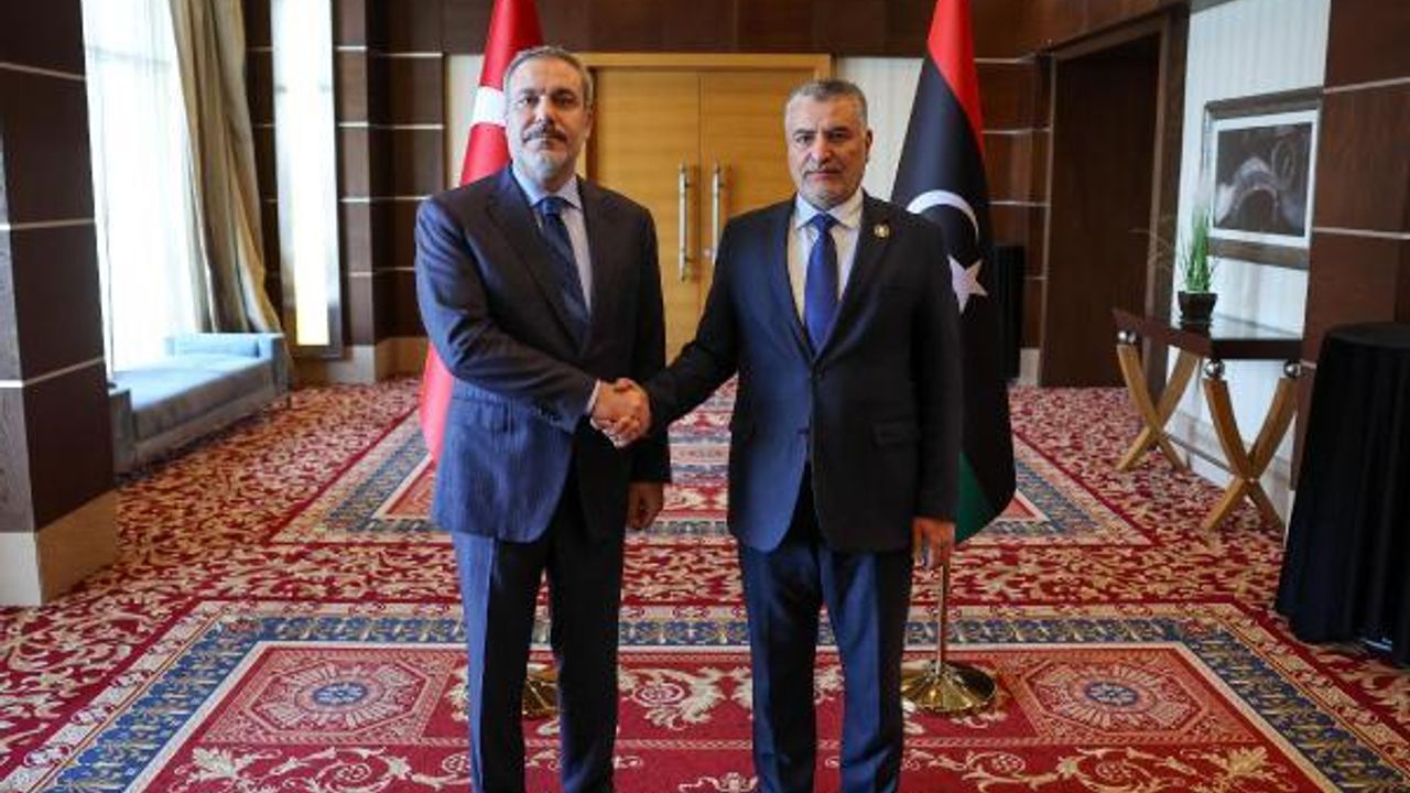 Bakan Fidan, Libya Yüksek Devlet Konseyi Başkanı Takala ile bir araya geldi
