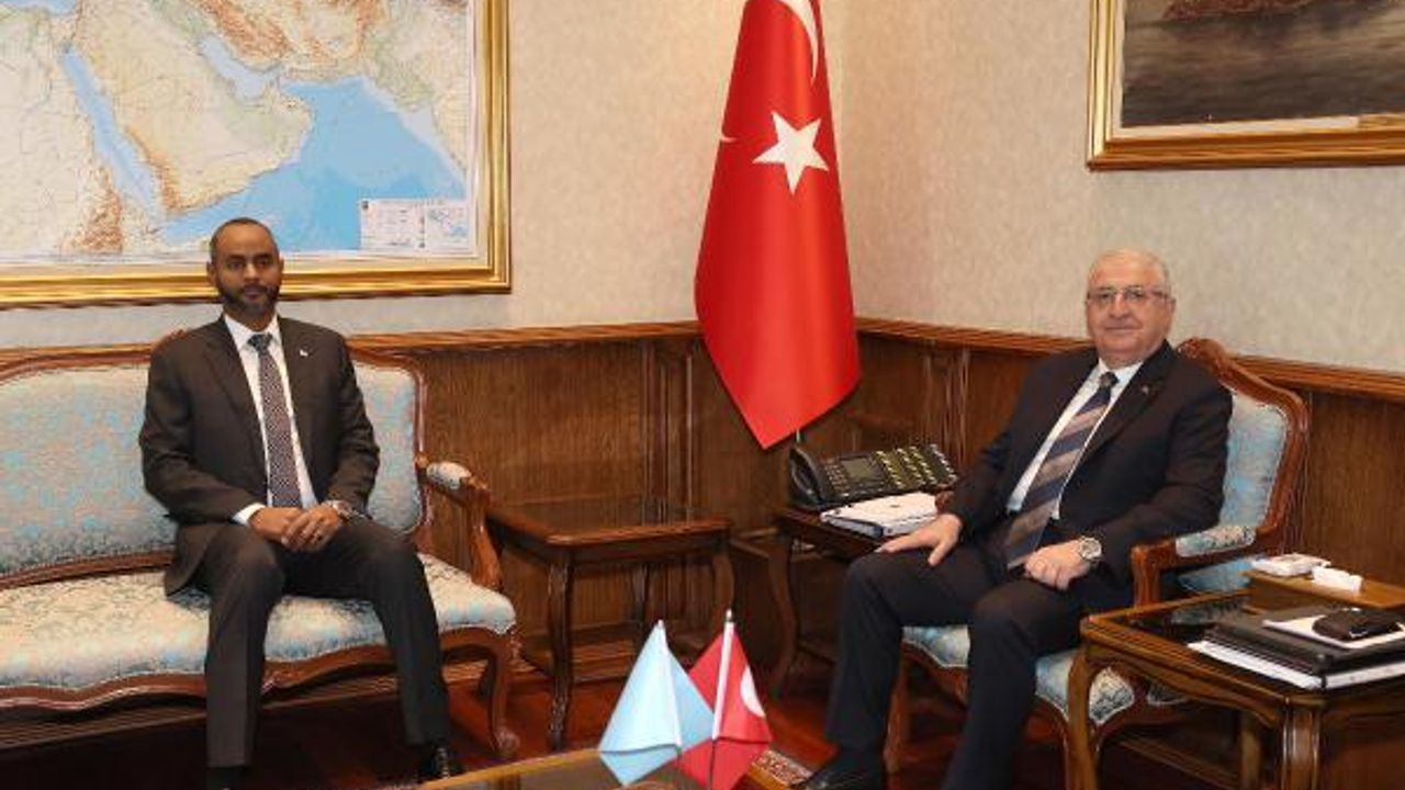 Bakan Güler, Somali Savunma Bakanı Muhammed Nur ile görüştü (2)