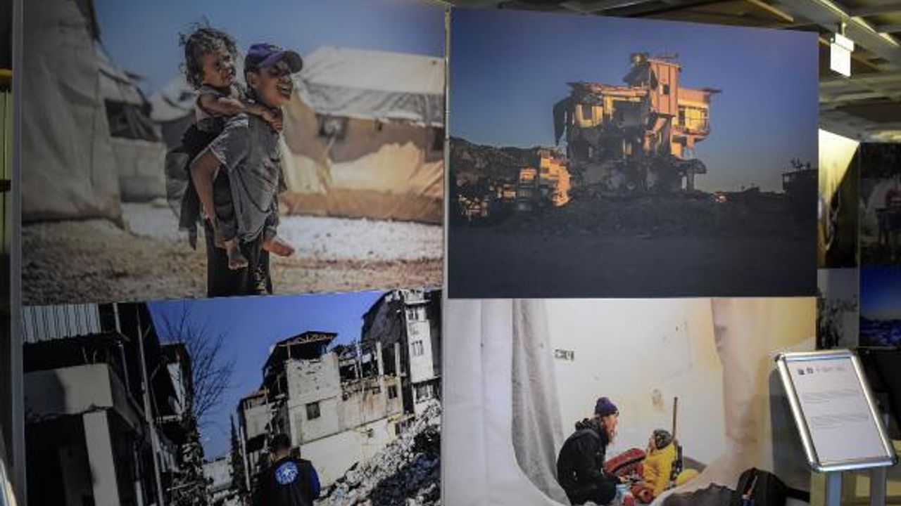 Dünya Doktorları Derneği'nden deprem fotoğrafları sergisi 