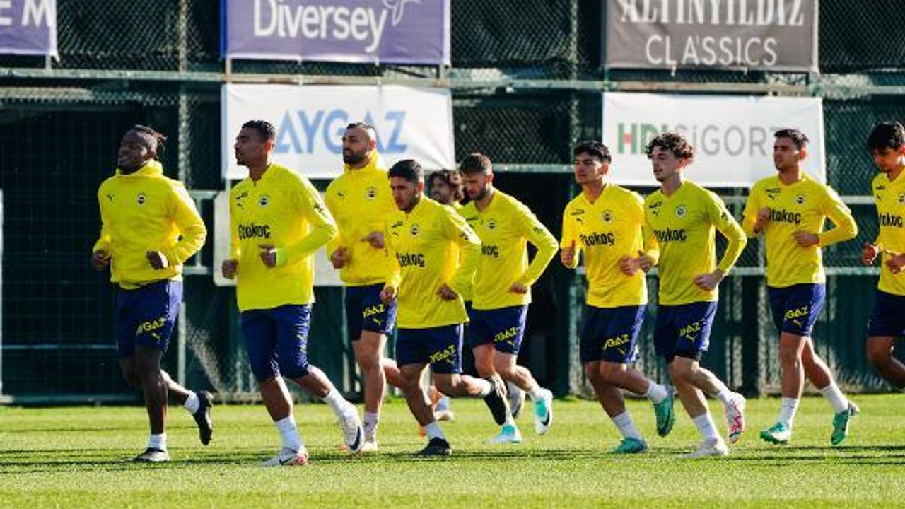 Fenerbahçe, Alanyaspor maçının hazırlıklarını sürdürdü