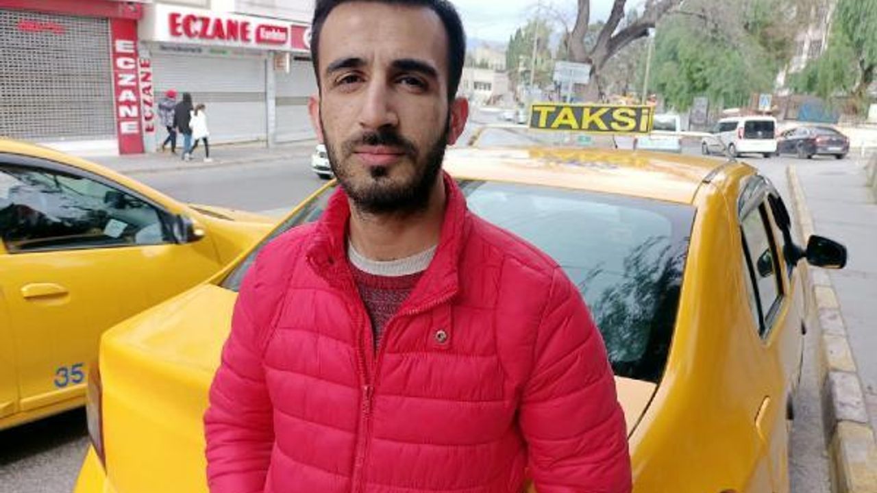 İzmir'de taksiciye yumruklu saldırı araç kamerasında