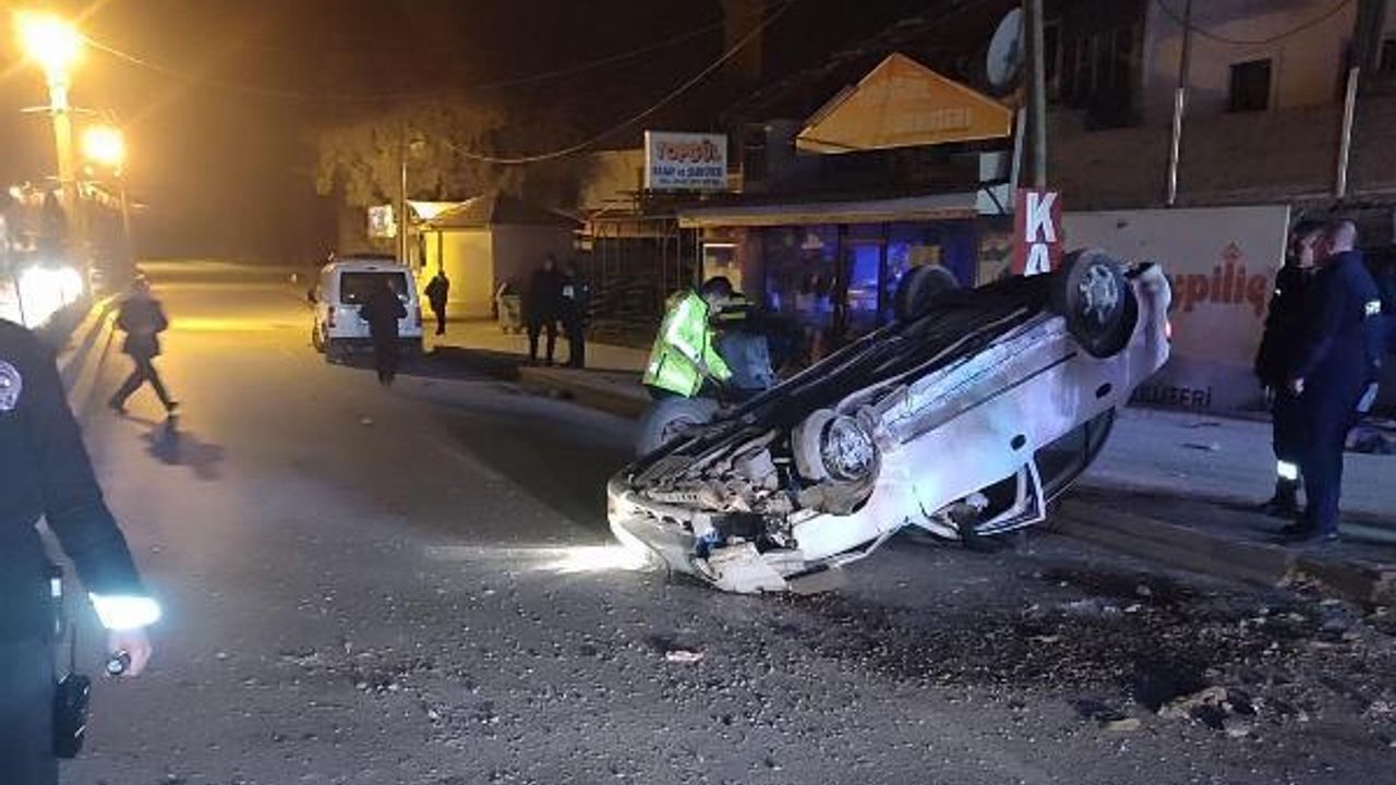 Otomobil devrildi; sürücü Veli Eren hayatını kaybetti