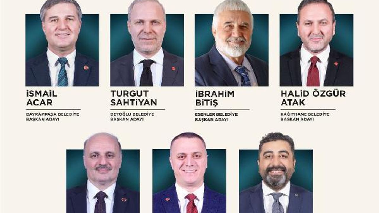 Saadet Partisi İstanbul’un ilçelerindeki adaylarını açıkladı