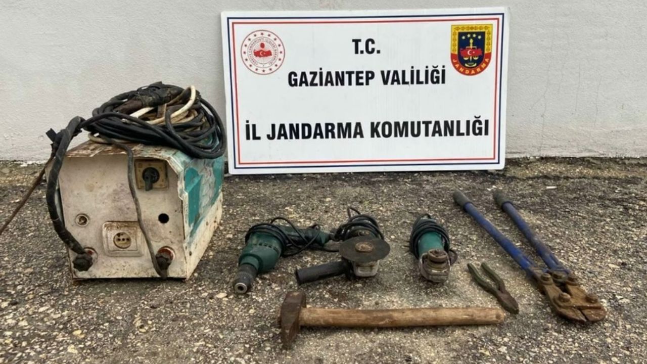 Gaziantep’te Jandarma’dan hırsızlık operasyonu!