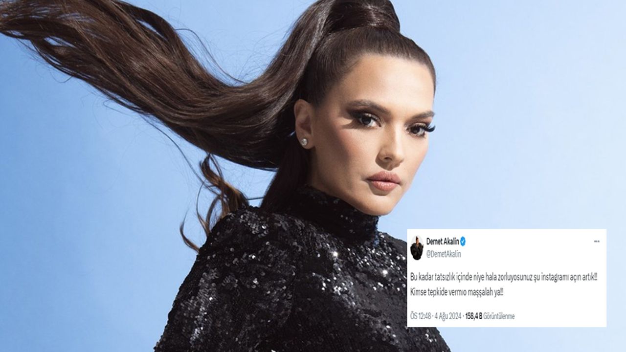 Demet Akalın isyan etti: Şu Instagram'ı açın artık! - Son Dakika Ekran Haber