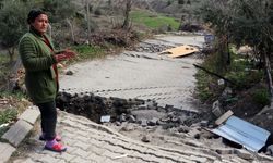 Fay hattının geçtiği yol çöktü! Evin temelinden yönü değişti