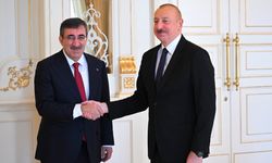 Cumhurbaşkanı Yardımcısı Yılmaz, Azerbaycan Cumhurbaşkanı Aliyev ile görüştü
