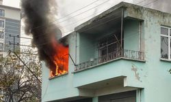 Samsun'da bir evde elektrikli battaniyeden yangın çıktı