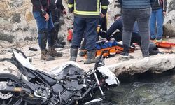 Hatay'da uçuruma yuvarlanan motosikletin sürücüsü öldü