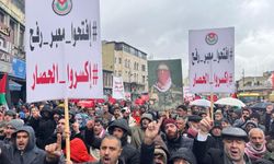 Ürdün'de Gazze üzerindeki ablukanın kaldırılması talebiyle gösteri düzenlendi