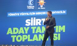 AK Parti'li Zeybekci, partisinin Siirt aday tanıtım toplantısında konuştu: