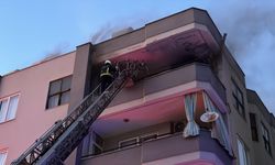 Alanya'da apartman dairesinde çıkan yangın hasara neden oldu