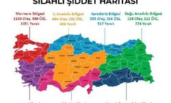 Türkiye’nin silahlı şiddet haritası açıklandı: İstanbul ilk, Erzincan son sırada yer aldı