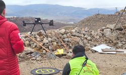 Erzincan’da toprağın 30 metre altını gören dronlar kullanılıyor