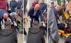 Kazayı görünce yardıma koştu: Başkan adayı Doktor Halil Nacar'dan yaralılara müdahale