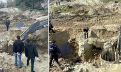 Tekirdağ’da hızlı tren hattı çalışmasında göçük: 2 işçi toprak altında kaldı!