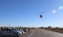 İzmir İl Jandarma'dan Cayrokopter ile trafik denetimi
