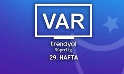 Süper Lig'in 29. haftasındaki VAR kayıtları açıklandı!