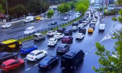Beşiktaş'ta 8 aracın karıştığı korkunç kazanın görüntüleri çıktı