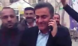 Van Belediye Başkanı Abdullah Zeydan'ın mazbata sevinci kameralara yansıdı