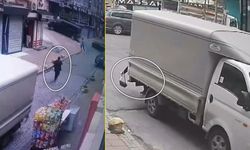 Fatih'te kamyonet, altına aldığı kadını metrelerce böyle sürükledi!